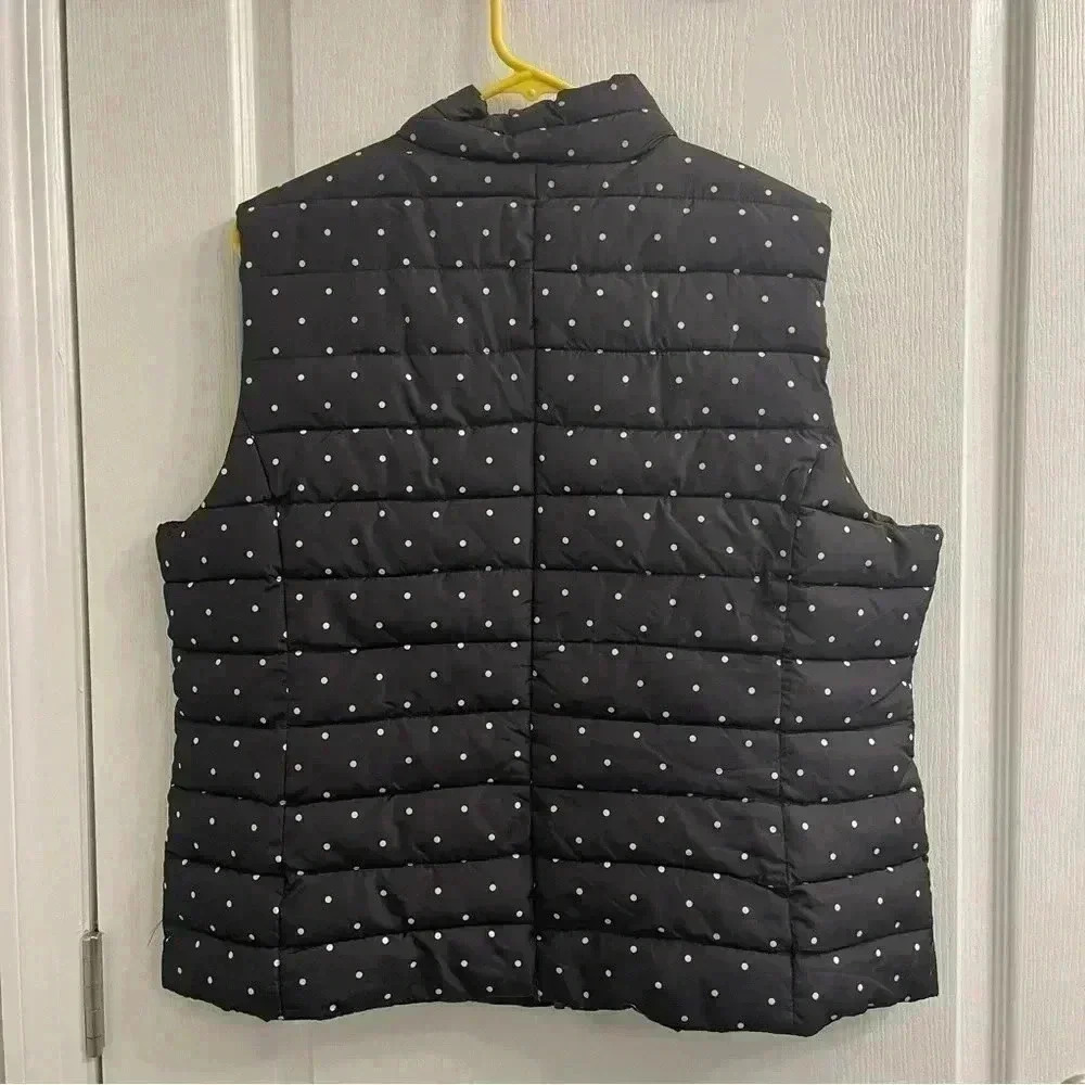 Colebrook Polka Dot Puffer Vest - Picture 4 of 8